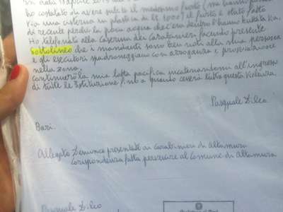 No al pizzo: la protesta di Pasquale Dileo